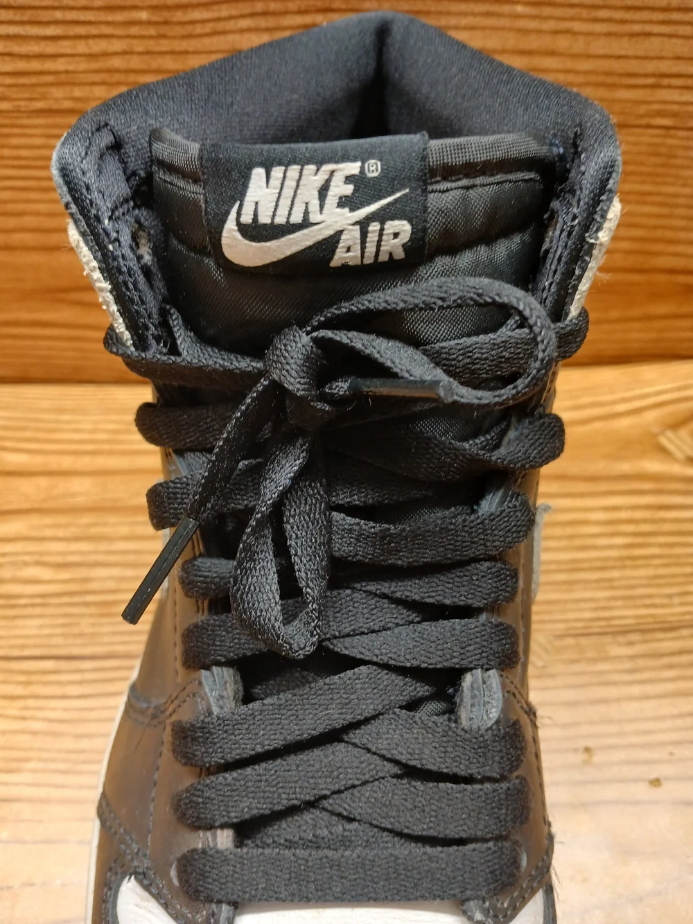 Air Jordan 1 OG  High-Top Sneakers in Black and White Men's Basketball.